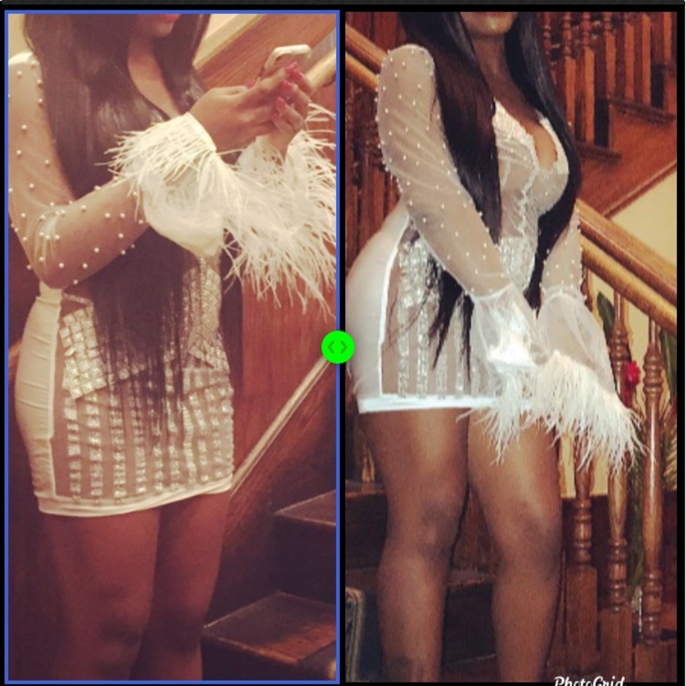 White Taylor-made dress